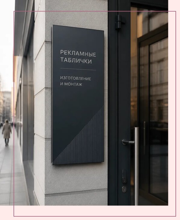 Рекламные таблички в Устях-Куте по цене от 4634 р. | Аванза-Утк