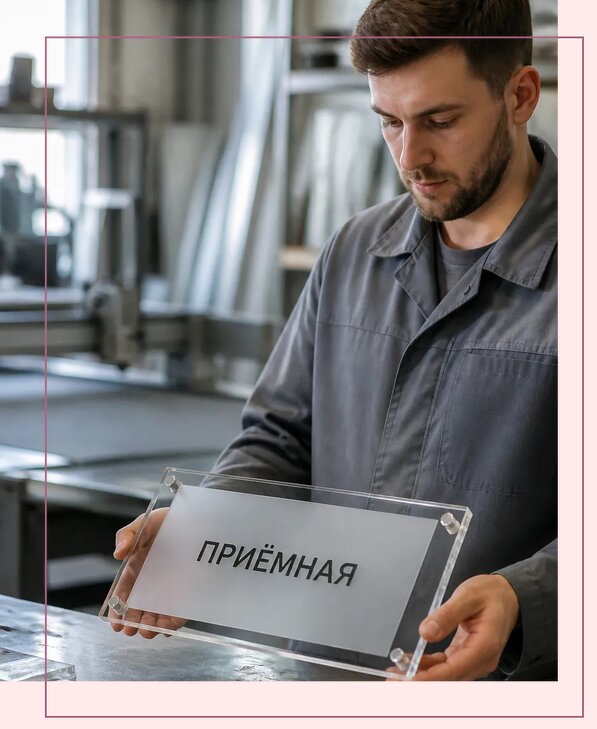Таблички из оргстекла на заказ в Устях-Куте от 4016 р. | Аванза-Утк
