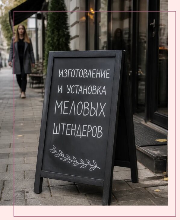 Меловые штендеры в Устях-Куте по цене от 6693 р. | Аванза-Утк